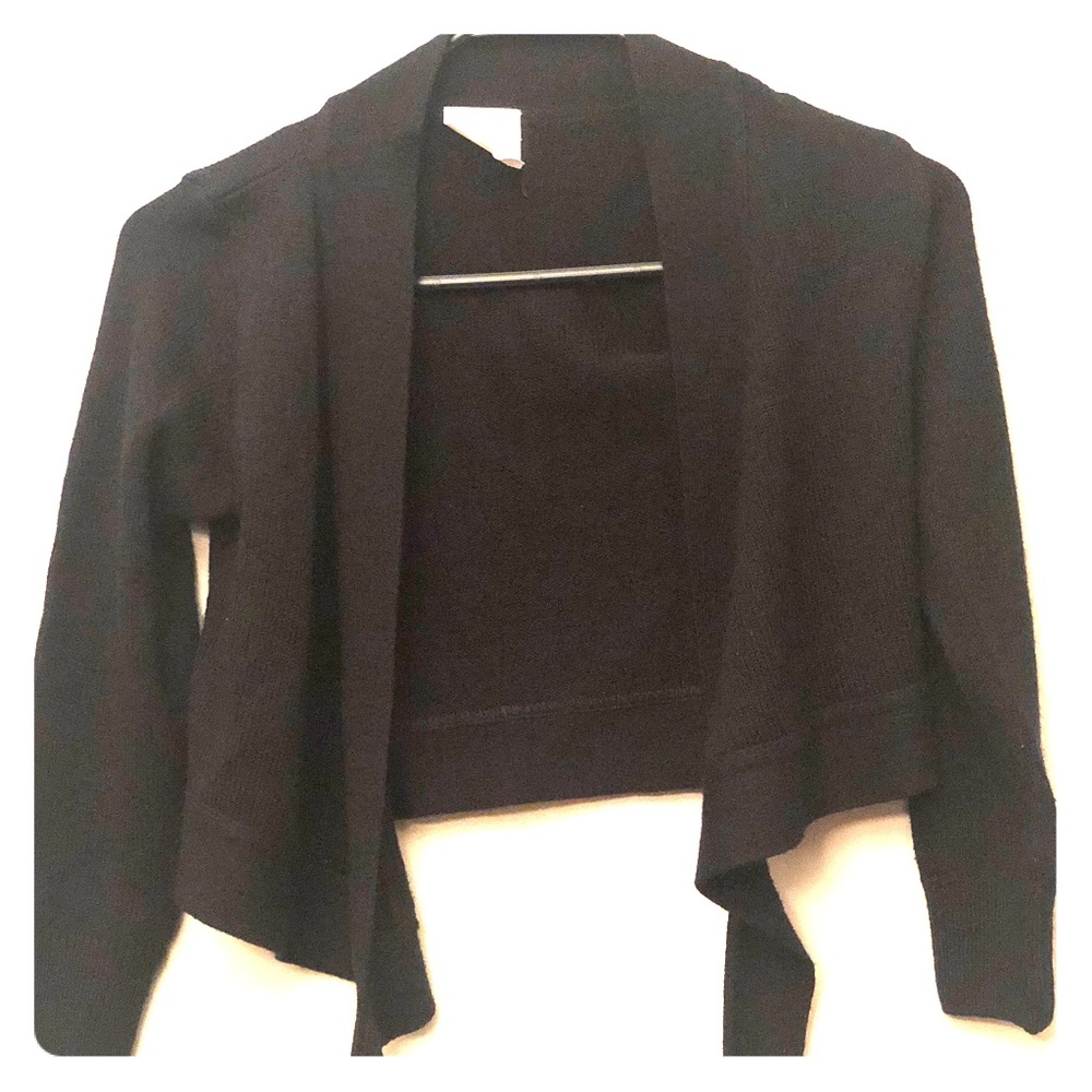 Black sweater wrap for dancers SzM Childrens